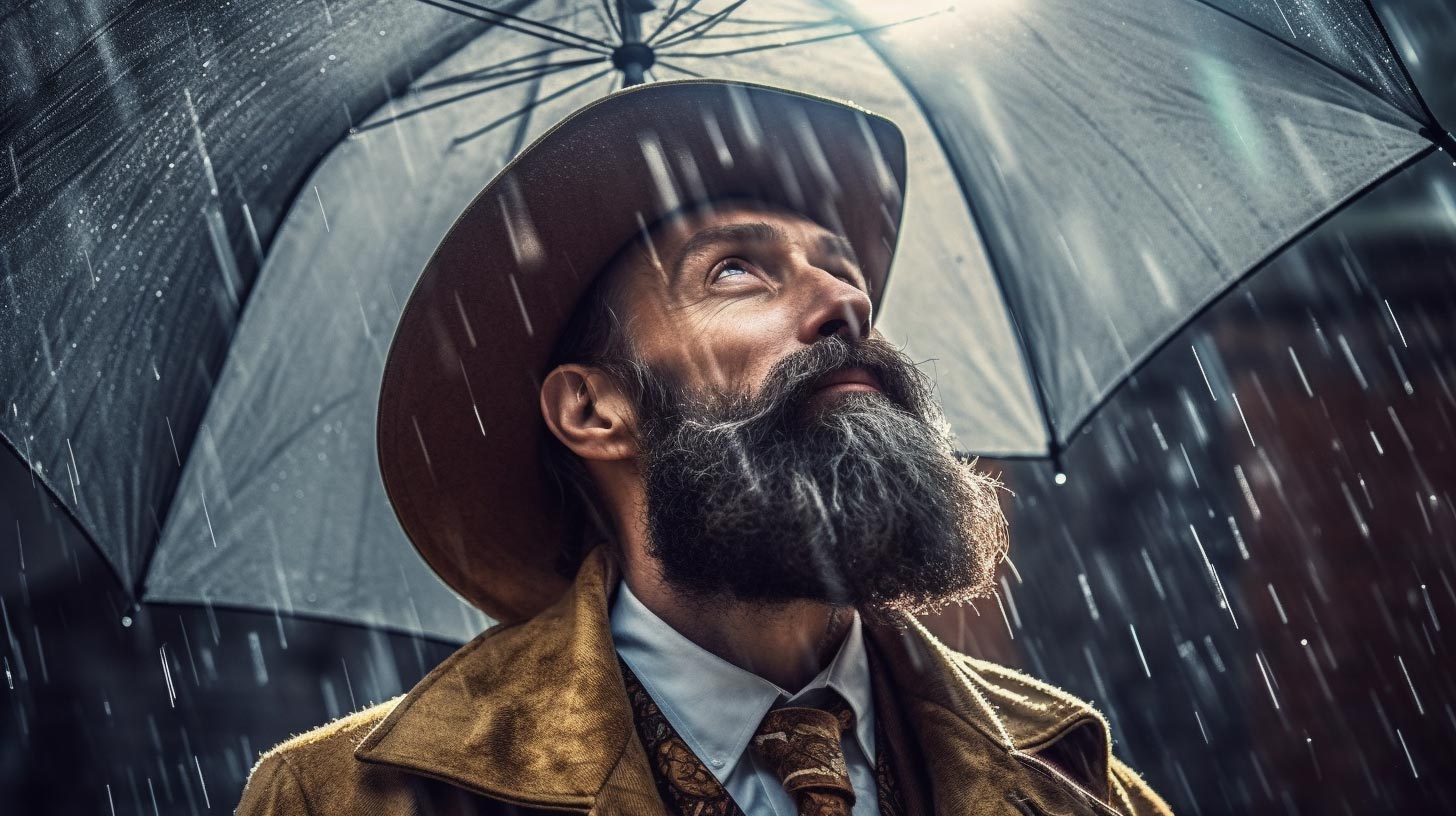 Rain Or Shine: Protect Your Beard!